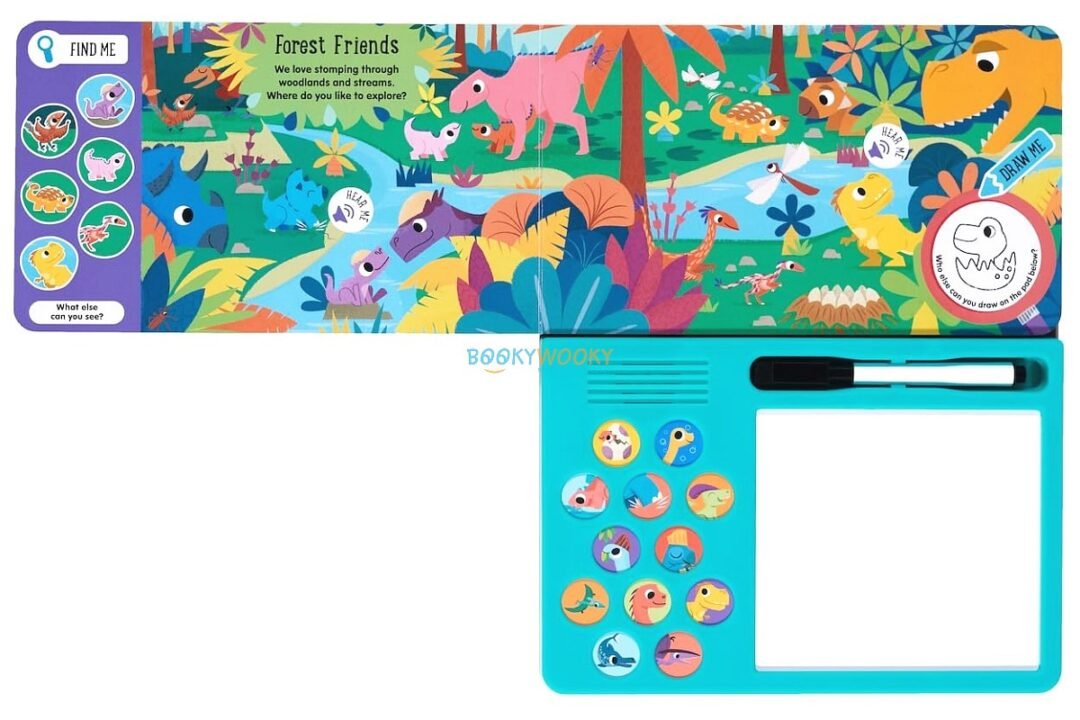 Baby Dinos Find Me, Hear Me, Draw Me 9781837160099