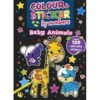 Colour & Sticker By Numbers Baby Animals 9781787728950